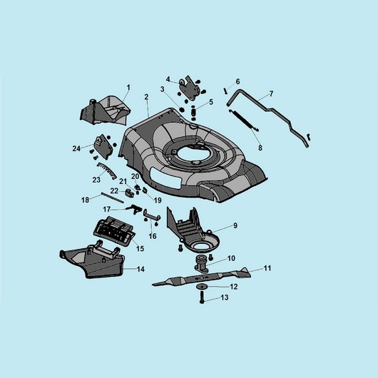 Дека и нож Champion LM4630 до 2019г.